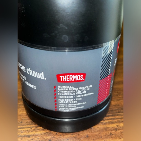 Thermos 16oz Insulated Food Jar with Folding Spoon, Matte Black - Picture 3 of 8